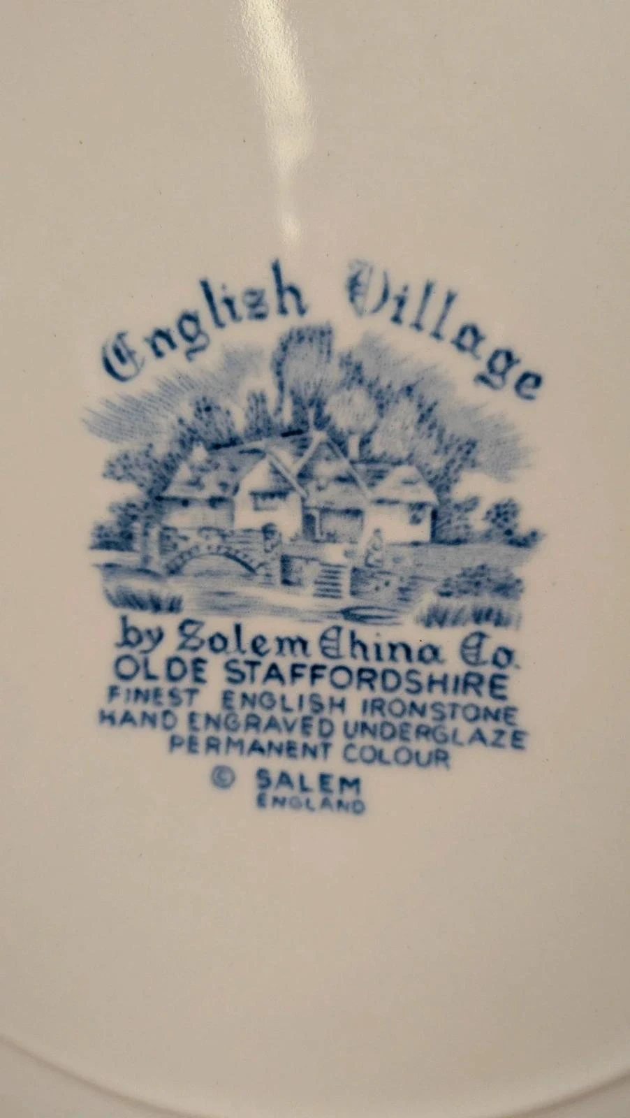 Assiette anglaise Olde Staffordshire English Village – photo 6